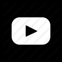 media, news, play, social, video, youtube svg vector icon