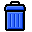 blue,empty,blank icon