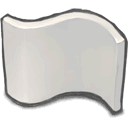 white,flag icon