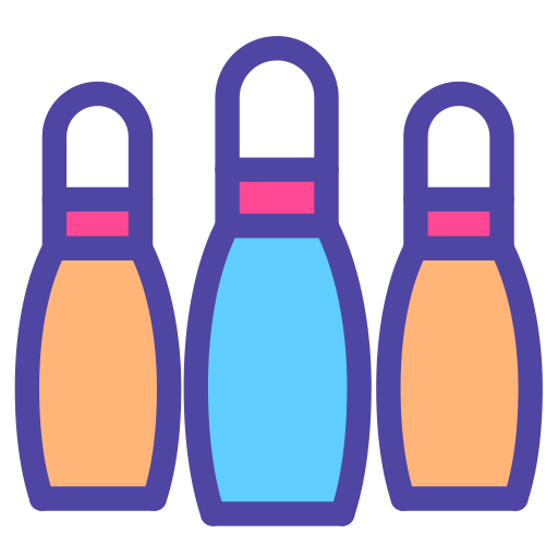 Bowling svg vector icon