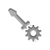 technical,screwdriver,gear icon