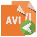 file,format,avi,left icon