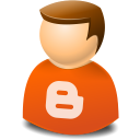 blogger, user, woman icon