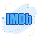 imdb, media, social svg vector icon