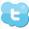 twitter,cloud,weather,climate,social network,social,sn icon