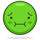 2, face, nauseated svg vector icon