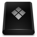 black,drive,bootcamp icon