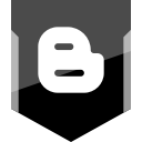 blogger, logo, social svg vector icon