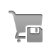 shopping,cart,diskette icon