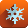 new year, snow icon