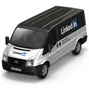 front, linkedin icon