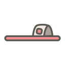 casual, fashion, flip flops, footwear, leisure, shoes, slipper svg vector icon