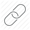 address, chain, hyperlink, internet, link, permalink, url icon