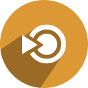 blink, blinklist, cicrle, list, play, target svg vector icon
