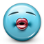 emot, kiss, kissing, lips, smiley, smiley face icon