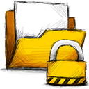 folder,locked icon