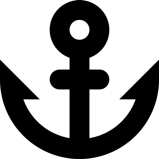 Anchor svg vector icon