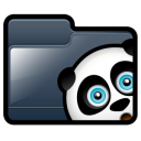 folder,panda icon