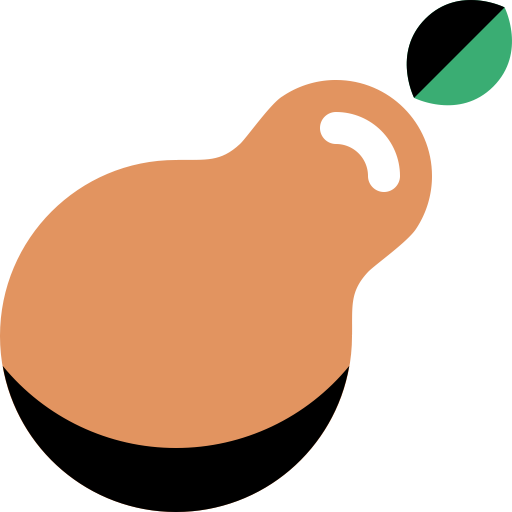 Pear svg vector icon