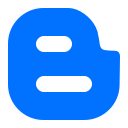 blogger, media, network, social svg vector icon