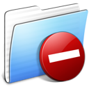 aqua,stripped,folder,private icon