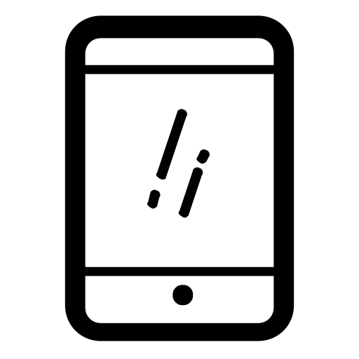 Mobile svg vector icon