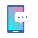 chat, communication, conversation, message, network, smartphone, social svg vector icon