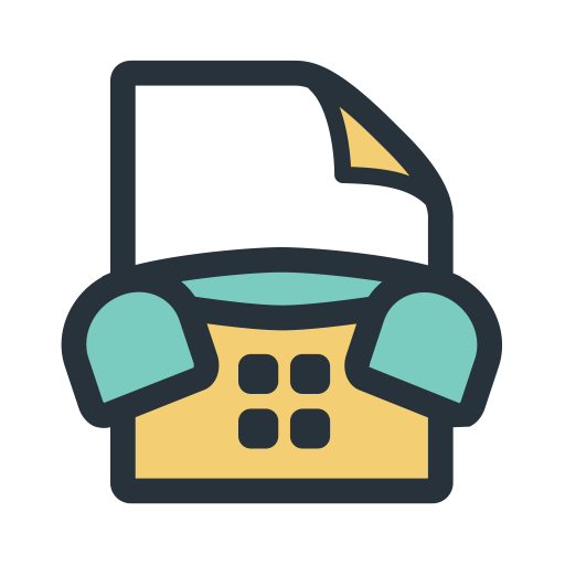 Color Block Facsimile svg vector icon