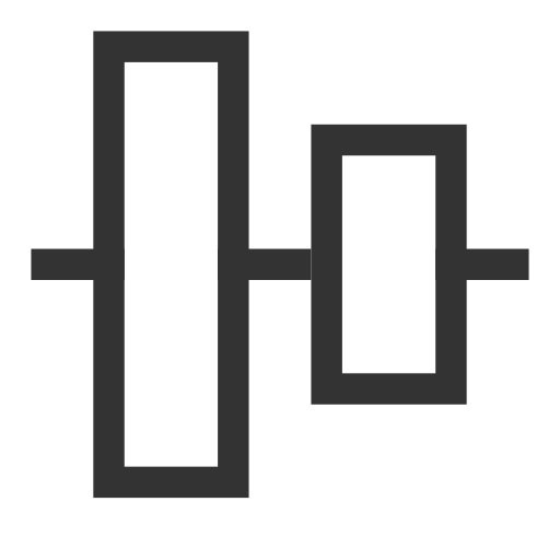 Horizontally svg vector icon