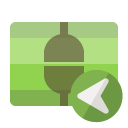 connect,vertical,left icon