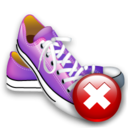 shoes,close,no,cancel,stop icon