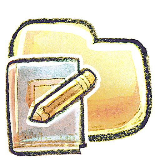 folder, notebook icon