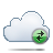 cloud, exchange icon
