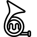 french,horn icon