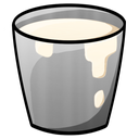 bucket, milk icon