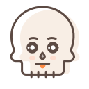 avatar, character, halloween, skeleton, skull svg vector icon