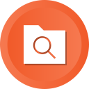 files, folder, search, storage svg vector icon
