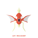 kanto, magikarp, pokemon, water svg vector icon