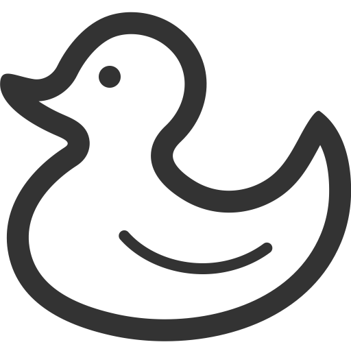 Duck svg vector icon