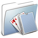 graphite,smooth,folder,card,deck icon