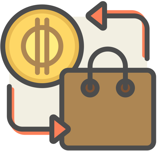 Buying svg vector icon
