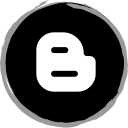 blogger, logo, media, social svg vector icon
