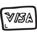 credit card, ecommerce, money, payment, shopping, visa svg vector icon
