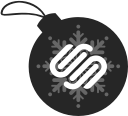 ball, christmas, squarespace svg vector icon
