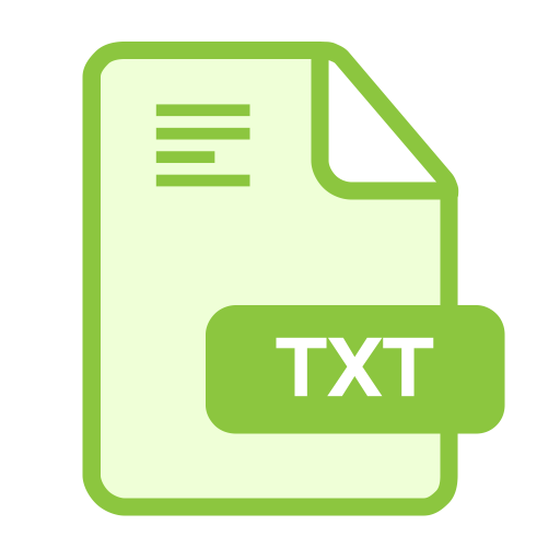 Txt svg vector icon