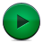 button, green, play icon