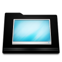 black,folder,desktop icon