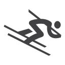 alpine, olympic, skiing, speed svg vector icon