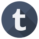 tumb, tumbl, tumbler, tumblr svg vector icon