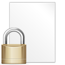 file,locked,paper,document,lock,security icon